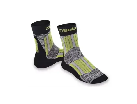 BETA - Skarpety Maxi Sneaker ochronne ze wzmocnieniami z nylonu i bawełny Rozmiar 43-46  - 7427/43-46