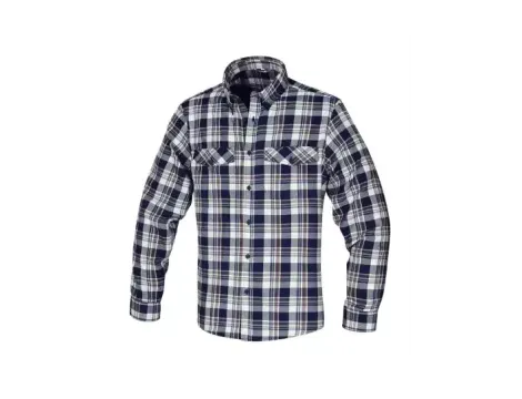 BETA - Koszula flanelowa w kratę L - 075450203