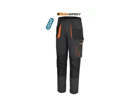 BETA - Spodnie robocze lekkie EASY szare (Seria 7860G) Rozmiar XXXXL  - 078600807