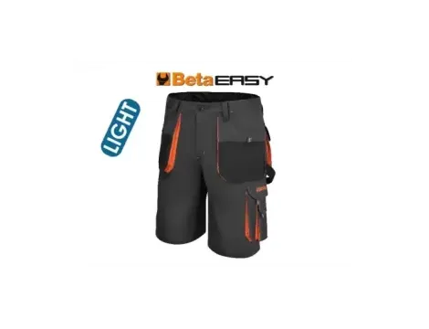 BETA - Spodnie robocze krótkie lekkie EASY szare (Seria 7861G) Rozmiar 4XL  - 078610807