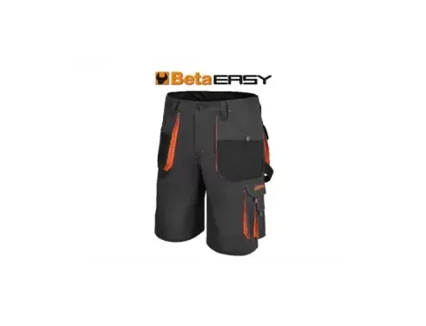 BETA - Spodnie robocze krótkie EASY szare (Seria 7901G) Rozmiar M  - 079010802