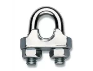 BETA - Zacisk linowy kabłąkowy ocynkowany kuty na zimno 6mm  - 8016FR/6