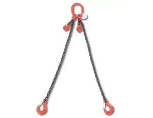 BETA - Zawiesie łańcuchowe dwucięgnowe, ze skracaczami łańcuchowymi, w skrzynce 6mm/1M  - 8097/2/6MM/1M