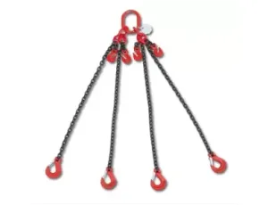 BETA - Zawiesie łańcuchowe czterocięgnowe, ze skracaczami łańcuchowymi, w skrzynce 6mm/3M  - 8098/4/6MM/3M