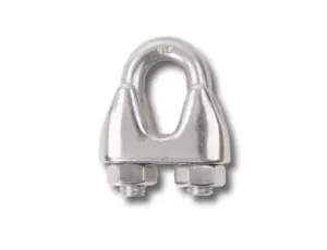 BETA - Zacisk linowy kabłąkowy, stal nierdzewna (AISI 316) 8mm   - 8216/8