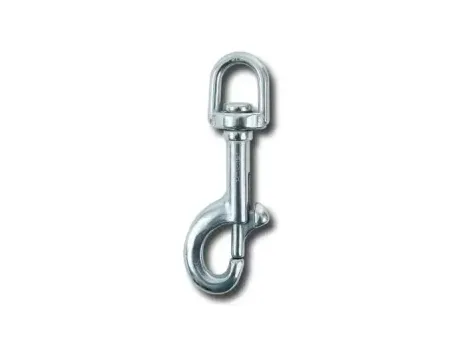 BETA - Hak karabinkowy tłokowy z krętlikiem, stal nierdzewna (AISI 316) 19mm   - 8264/19