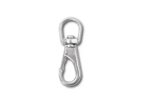 BETA - Hak karabinkowy z krętlikiem, stal nierdzewna (AISI 316) 10mm   - 8267/10