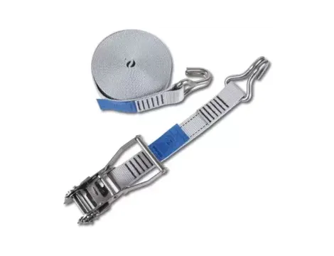 BETA - Pas mocujący z napinaczem i hakami, stal nierdzewna (AISI 304) 300kg 25x600mm  - 8293/6M