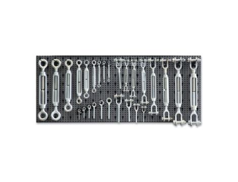 BETA - Zestaw 259 akcesoriów do lin stalowych bez panelu - 8600R/12