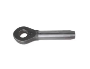 BETA - Końcówka kuta oczkowa czarna do lin stalowych 8mm - 8702N/8