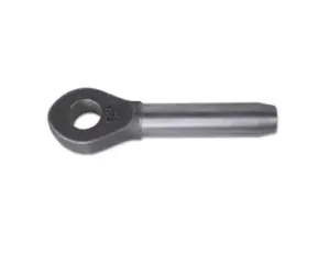 BETA - Końcówka kuta oczkowa czarna do bezpośredniego zaprasowania z liną stalową 10mm - 8702ZC/10