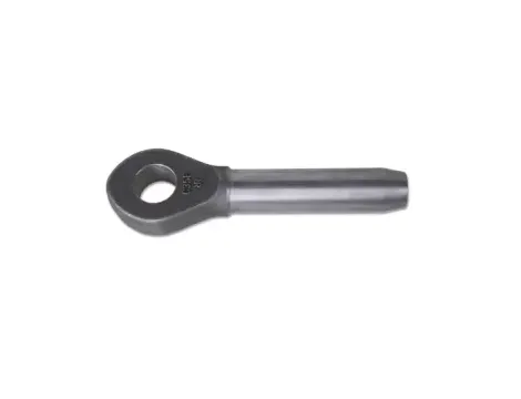 BETA - Końcówka kuta oczkowa czarna do bezpośredniego zaprasowania z liną stalową 12mm - 8702ZC/12