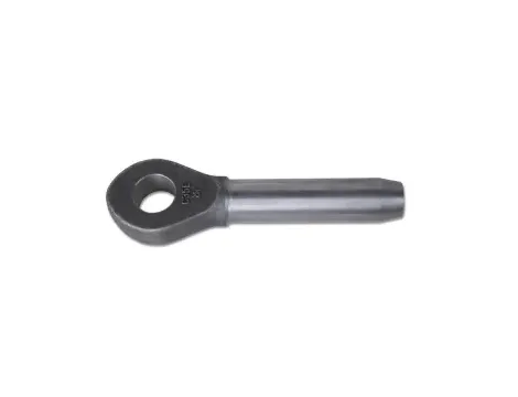 BETA - Końcówka kuta oczkowa czarna do bezpośredniego zaprasowania z liną stalową 18mm - 8702Z/18