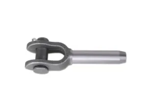 BETA - Końcówka kuta widełkowa czarna do lin stalowych 8mm - 8709N/8