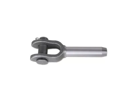 BETA - Końcówka kuta widełkowa czarna do lin stalowych 10mm - 8709N/10