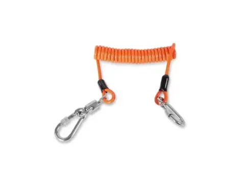 BETA - Linka amortyzująca z karabinkiem obrotowym do mocowania narzędzi 20-140cm udżwig 2.7kg  - 8877M/140