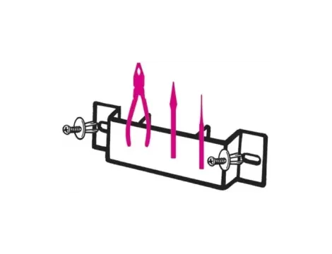 BETA - Uchwyt uniwersalny do wstawiania narzędzi z dwoma kołkami zabezpieczającymi  - 8888/TSPP