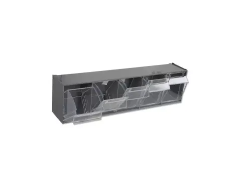 BETA - Skrzynka z uchwytem z 5 pojemnikami z tworzywa sztucznego - 8888/PM/5C