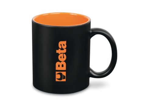 BETA - 9527T-KUBEK CERAMICZNY CZARNY, LOGO BETA - 095270030