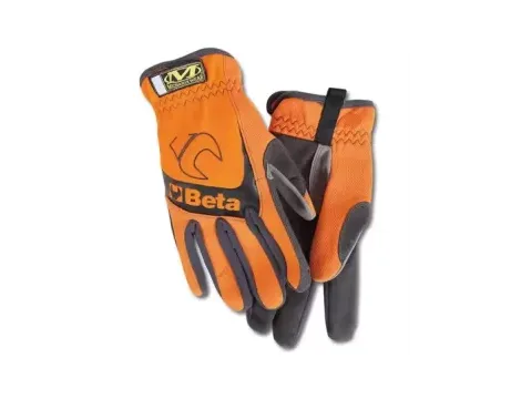 BETA - Rękawice beta mechanix pomarańczowo-czarne 9574O rozmiar L - 095740203