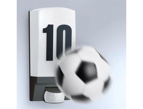 Lampa elewacyjna z czujnikiem ruchu i zmierzchu Steinel L 1 S PIR max.60W E27 IP44 IK07 230V czarna / tworzywo sztuczne - 4