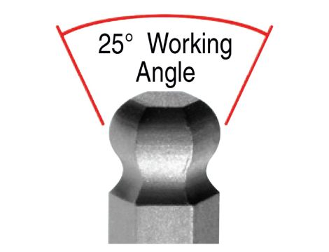 Klucz imbusowy calowy 5/8 BONDHUS - dł. 248 mm, z kulką - 6