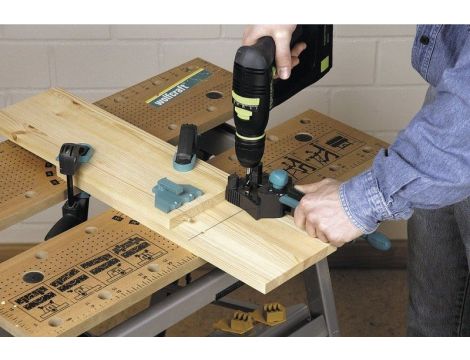 Przyrząd do połączeń kołkowych Wolfcraft 6, 8, 10 mm - 5