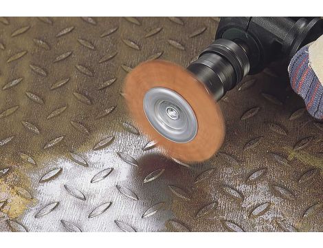 Szczotka tarczowa 75 mm Wolfcraft - pokryta nylonem / zgrubna - 5