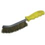 Szczotka ręczna 1-rzędowa 265 mm Wolfcraft, drut mosiężny - 2