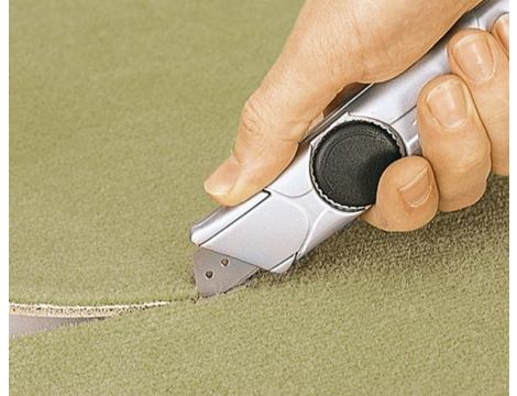 Nóż z ostrzem trapezowym, metalowy, Wolfcraft Multi Cutter - 2