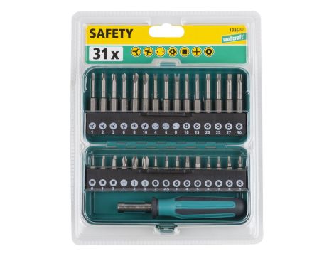 Zestaw bitów niestandardowych Safety Wolfcraft [31 cz.] - 3