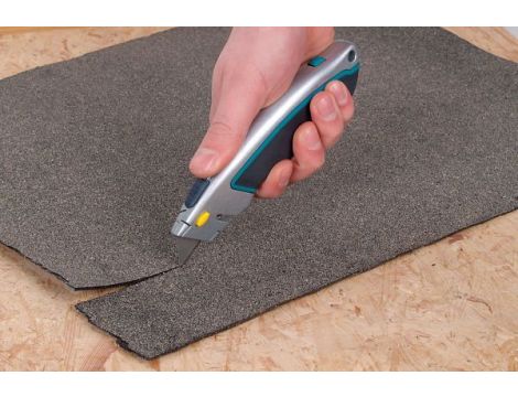 Nóż z ostrzem trapezowym, metalowy, 5 ostrzy, Wolfcraft - 4