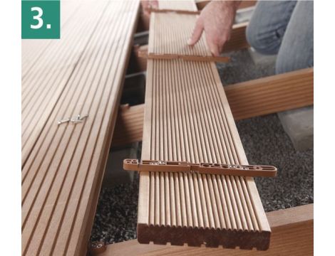 Zestaw startowy do budowy tarasów Wolfcraft - ukryte połączenia - 4