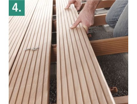 Zestaw startowy do budowy tarasów Wolfcraft - ukryte połączenia - 5