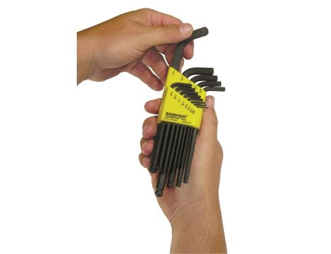 Zestaw 22 imbusów BONDHUS [9 szt. metrycznych 10999 + 13 szt. calowych 10937] - 5