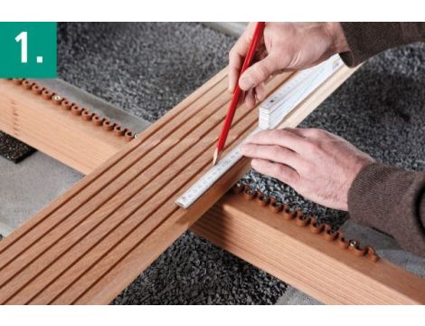 Zestaw do nawiercania desek tarasów Wolfcraft - 2