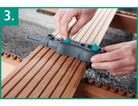 Zestaw do nawiercania desek tarasów Wolfcraft - 4