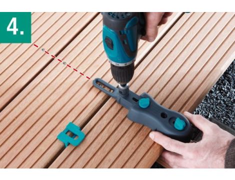 Zestaw do nawiercania desek tarasów Wolfcraft - 5