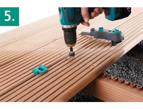Zestaw do nawiercania desek tarasów Wolfcraft - 6