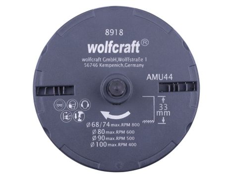Otwornica 68, 74, 80, 90, 100 mm Wolfcraft - 3