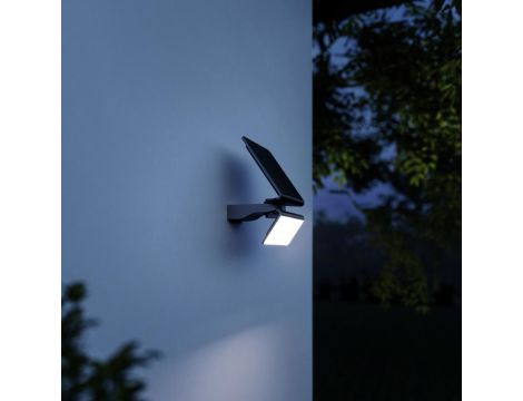 Oprawa solarna z czujnikiem ruchu i zmierzchu STEINEL Xsolar LS PIR 1,2,W 150lm 3000K IP44 IK03 srebrna / tworzywo sztuczne - 2