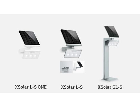 Oprawa solarna z czujnikiem ruchu i zmierzchu STEINEL Xsolar LS PIR 1,2,W 150lm 3000K IP44 IK03 srebrna / tworzywo sztuczne - 6