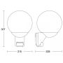 Lampa elewacyjna z czujnikiem ruchu i zmierzchu Steinel L 585 S PIR max.60W E27 IP44 IK03 230V czarna / szkło / tworzywo sztuczne - 5
