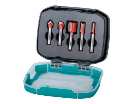 Zestaw frezów do rowków Wolfcraft [5 szt.]