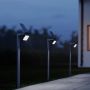 Oprawa ogrodowa solarna z czujnikiem ruchu i zmierzchu STEINEL Xsolar GL-S PIR 1,2,W 150lm 3000K IP44 IK03 srebrna / aluminium - 6