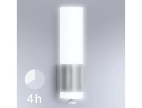 Lampa elewacyjna z czujnikiem ruchu i zmierzchu Steinel L 260 S LED PIR 9,87W 3000K 703lm IP44 IK03 230V srebrna / stal nierdzewna - 4
