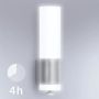 Lampa elewacyjna z czujnikiem ruchu i zmierzchu Steinel L 260 S LED PIR 9,87W 3000K 703lm IP44 IK03 230V srebrna / stal nierdzewna - 5