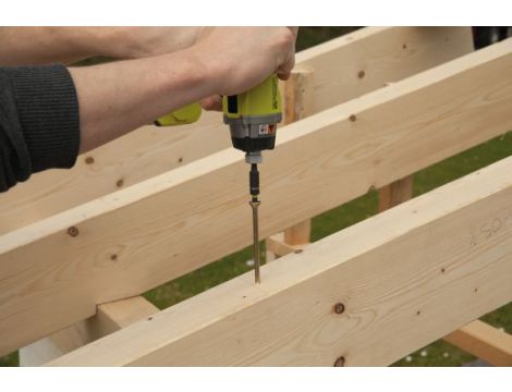 Zestaw bitów udarowych Wolfcraft - TX 15/20/20/25/ 25/30 + uchwyt magnetyczny - 4