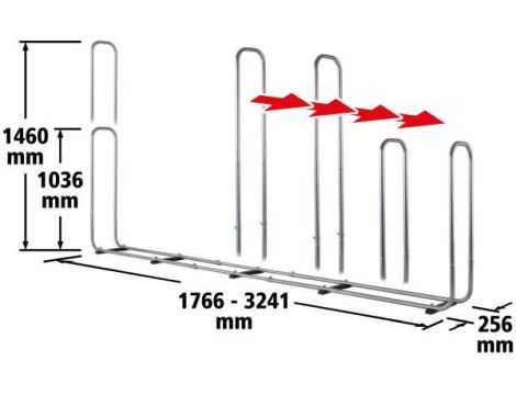 Stojak na drewno opałowe Wolfcraft - XXL - 2