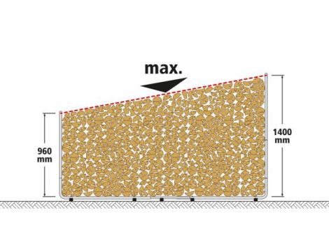 Stojak na drewno opałowe Wolfcraft - XXL - 4